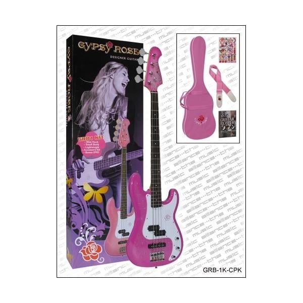 BAS G?TAR GYPSY ROSE SET (GIGBAG, SEHPA, STICKERS,