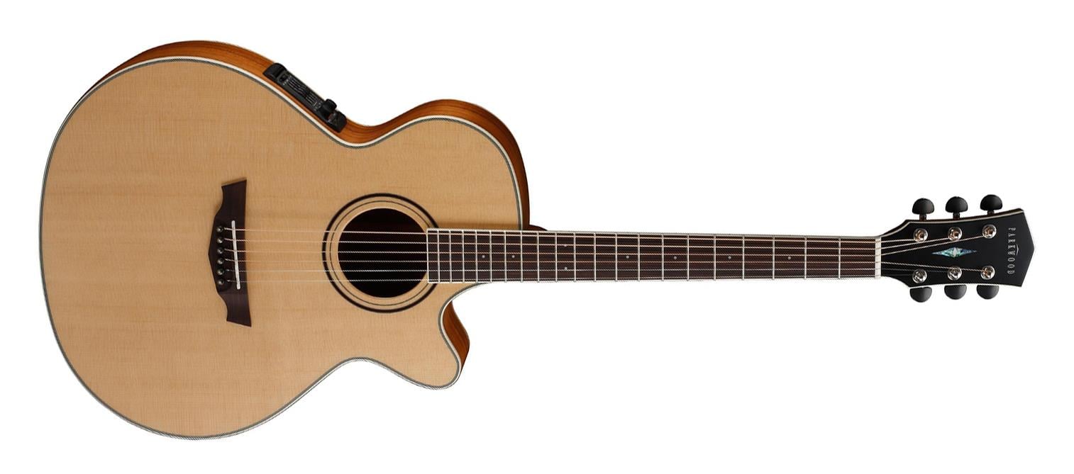 ELEKTRO AKUST?K CUTAWAY G?TAR, FOLK KASA, PARKWOOD