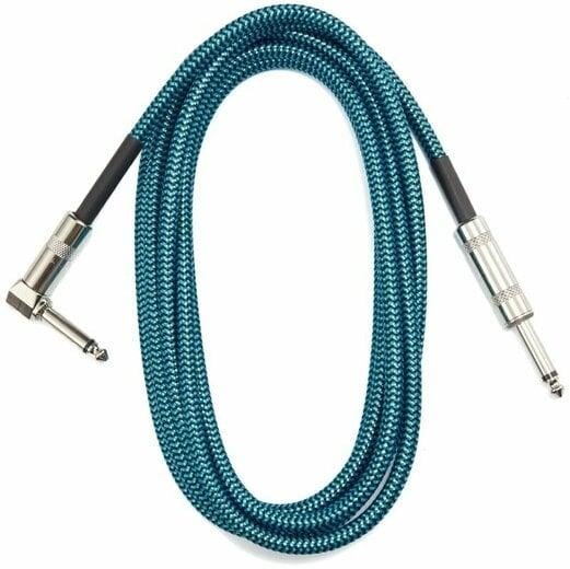 GİTAR KABLO GÜRÜLTÜSÜZ (NOISLESS) 3M MAVİ