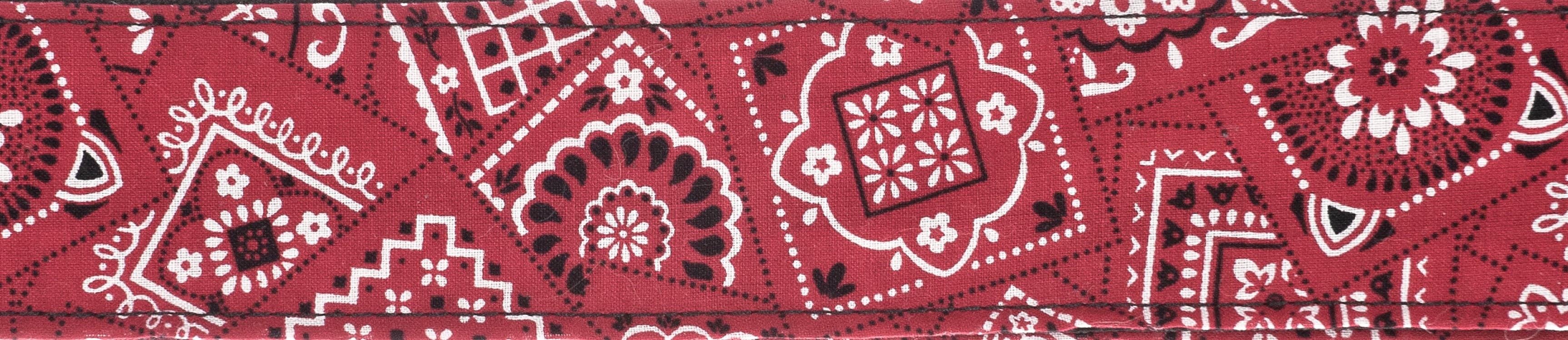 G?TAR ASKISI DOKUMA 50MM KIRMIZI BANDANA