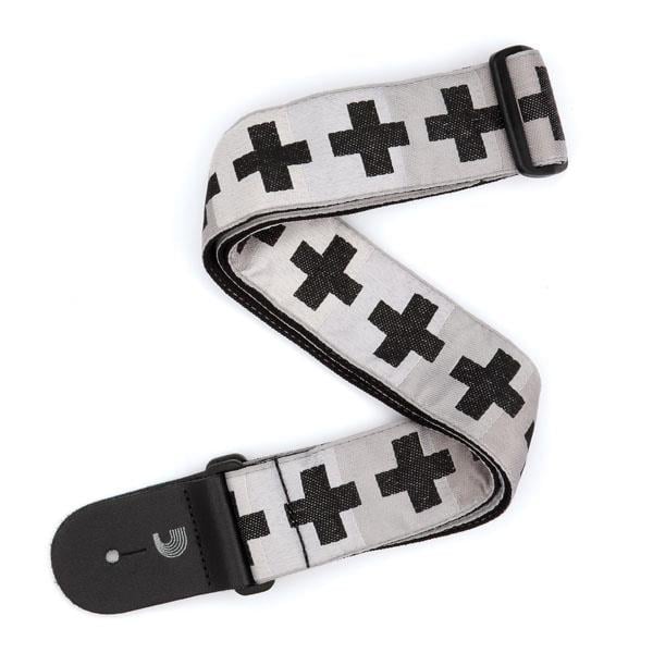 G?TAR ASKISI DOKUMA CHECKERED CROSSES