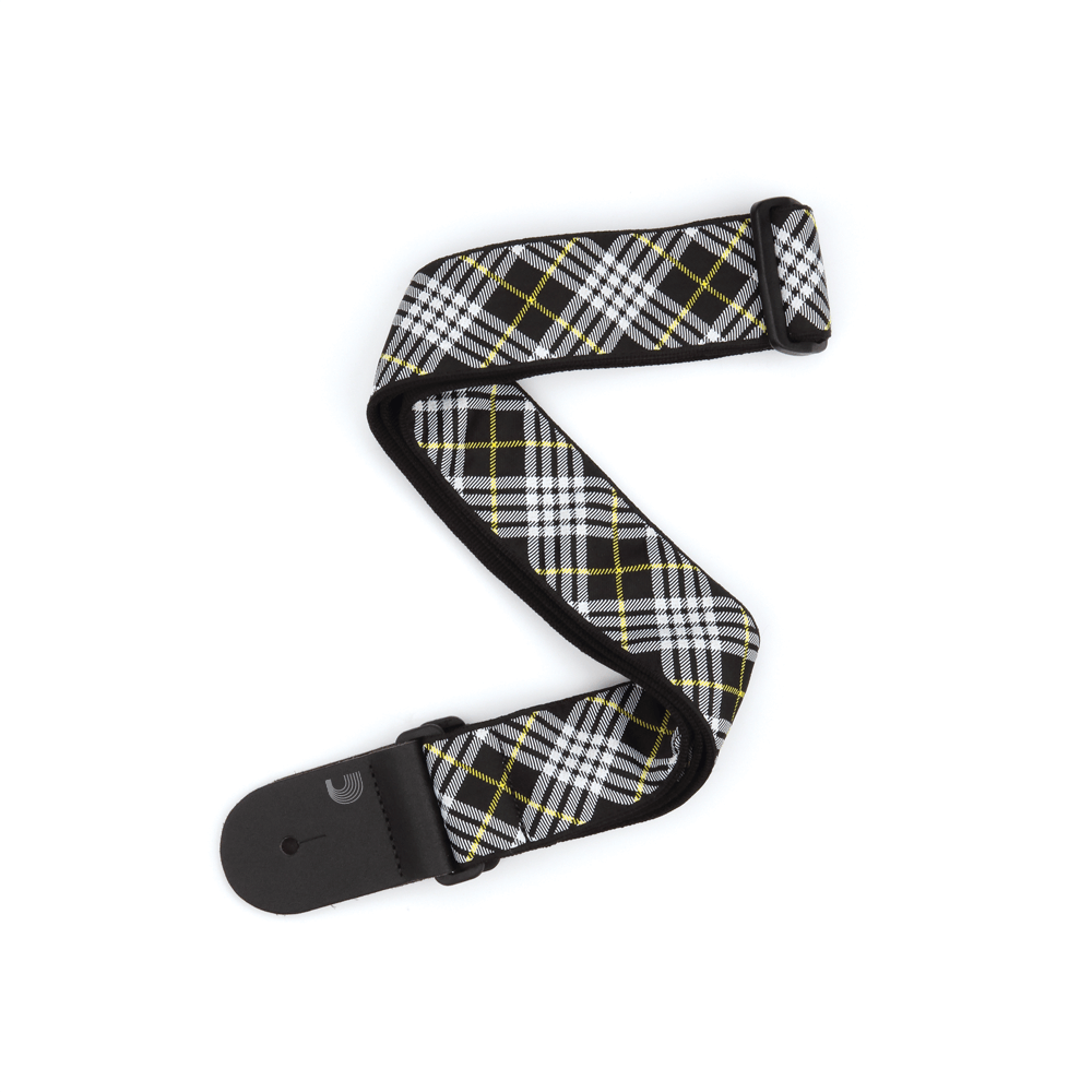 G?TAR ASKISI DOKUMA TARTAN BK & WT
