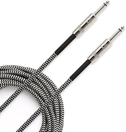 G?TAR KABLO 4,5 METRE BRAIDED INST CBL BK-GY