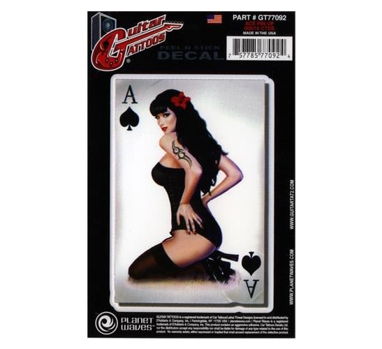 GTR TATTOO- ACE PINUP ST?CKER