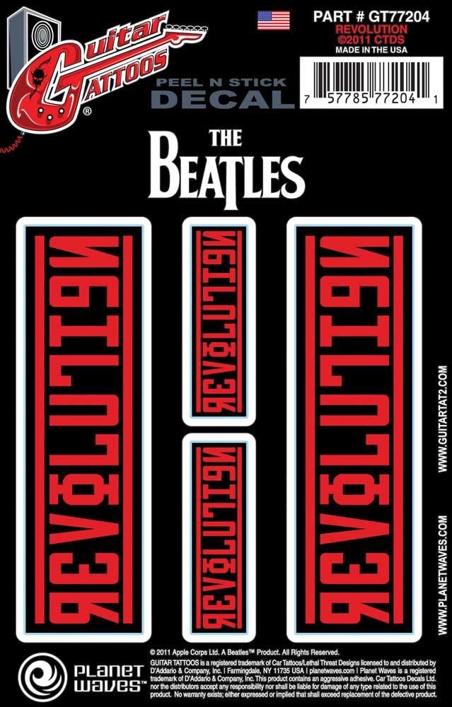 GTR TATTOO-BEATLES REVOLUTION ST?CKER