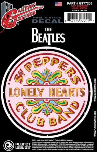 GTR TATTOO-BEATLES SGT PEPPERS ST?CKER