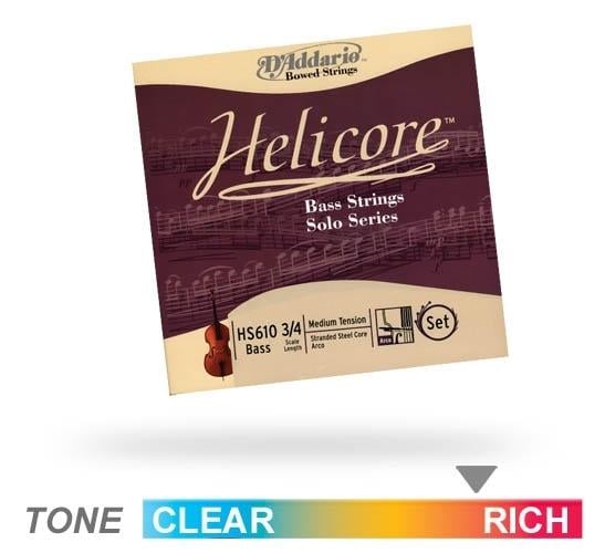 KONTRABAS TEL SET?, HELICORE, SCALE 3/4, BASS SOLO