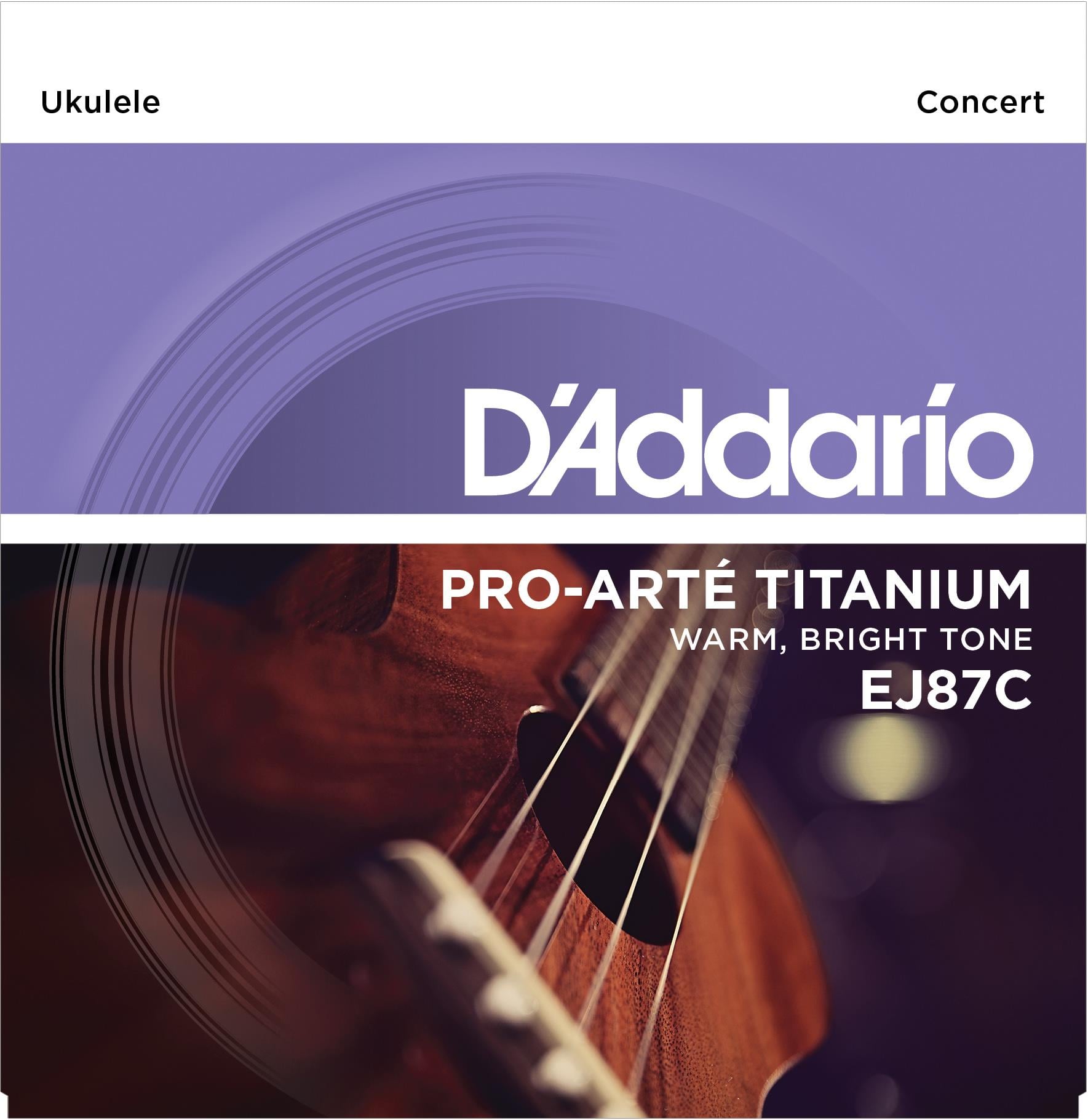 UKULELE TEL SET?, CONCERT, TITANIUM, WARM BRIGHT T