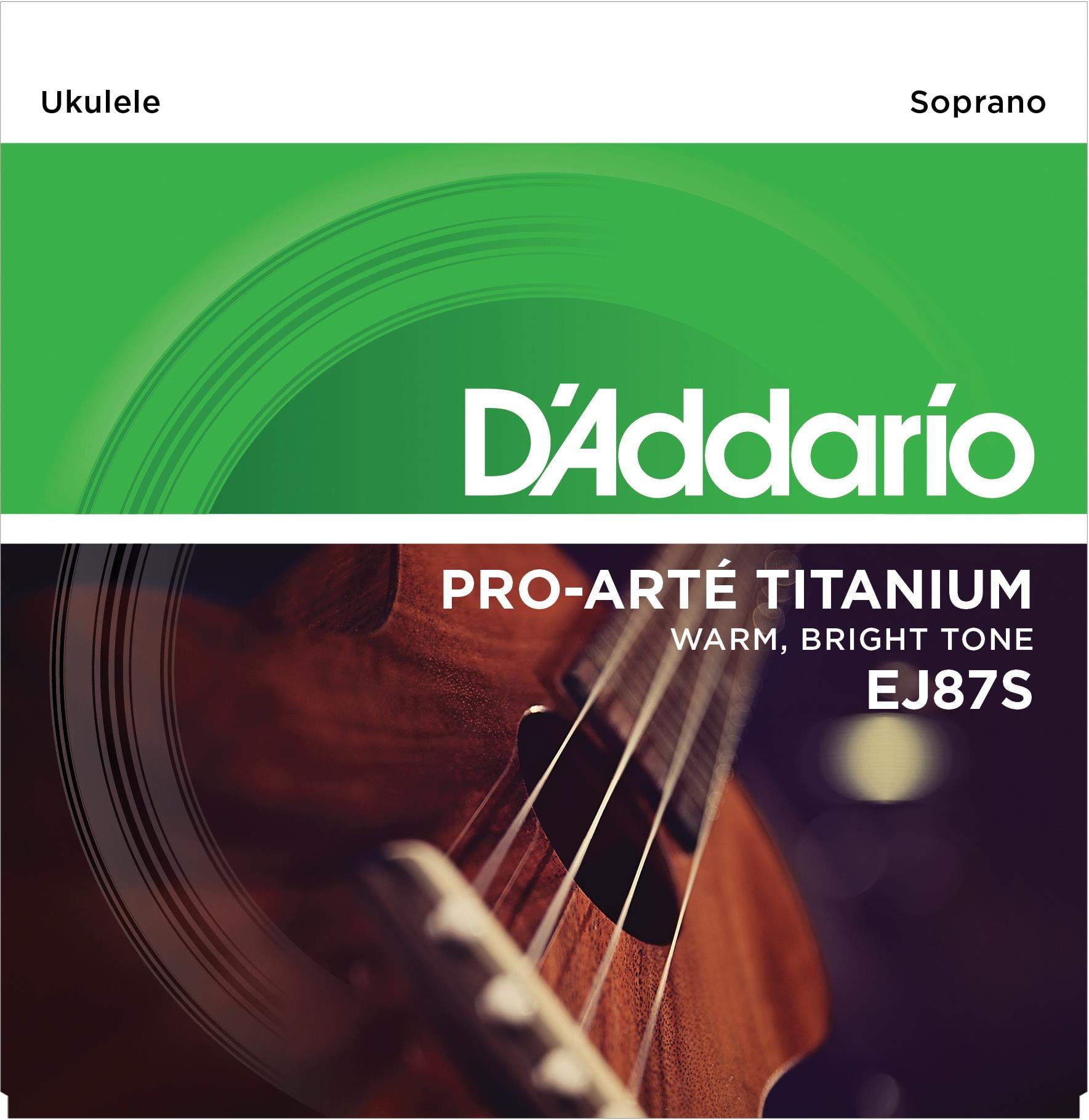 UKULELE TEL SET?, SOPRANO, TITANIUM, WARM BRIGHT T