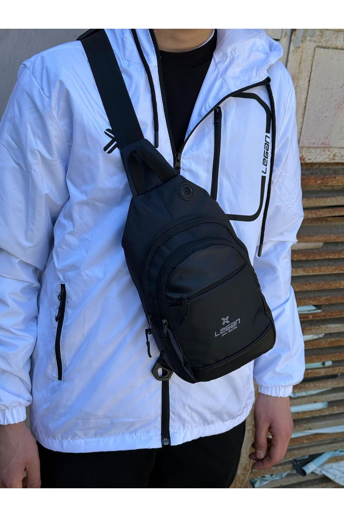 Kulaklık Çıkışlı Çapraz Çanta Suya Dayanıklı Göğüs Bodybag Çanta