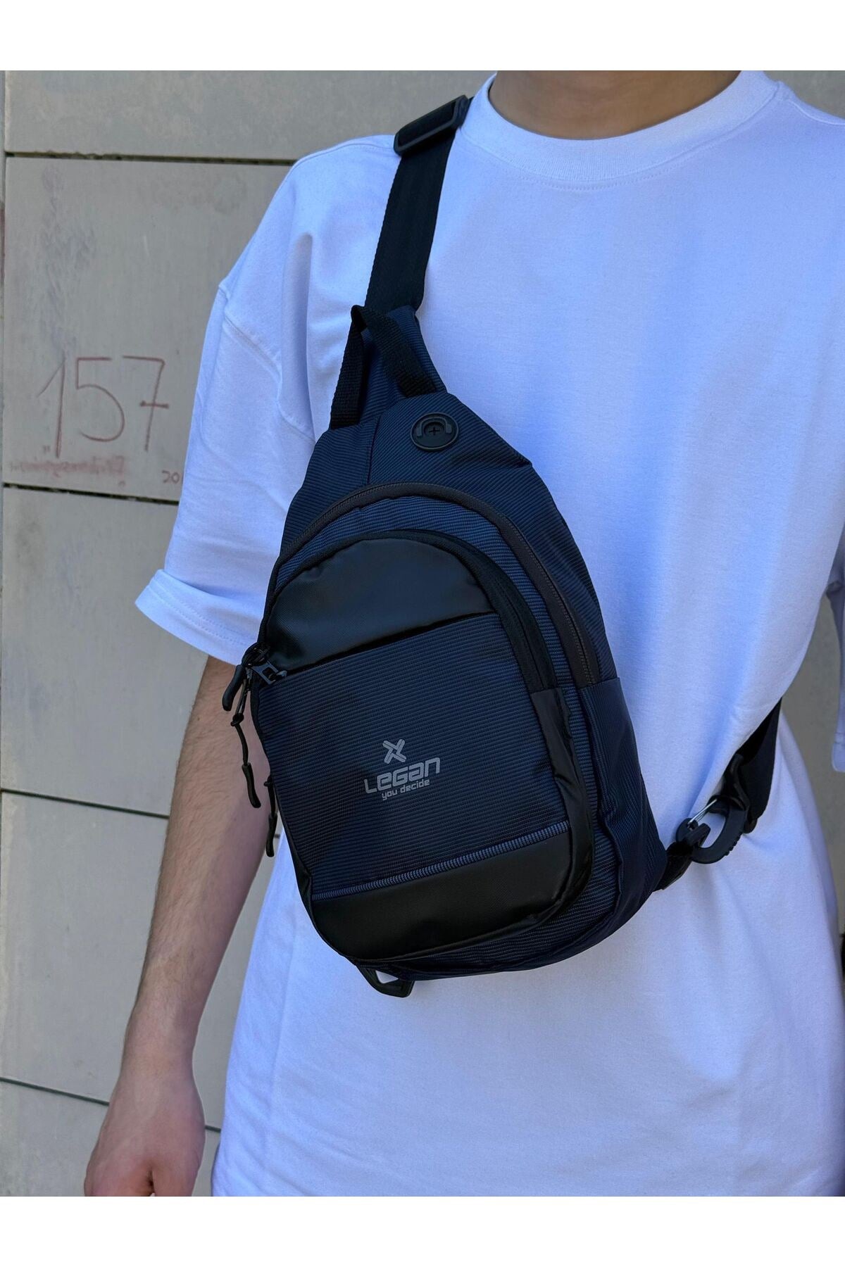 Kulaklık Çıkışlı Çapraz Çanta Suya Dayanıklı Göğüs Bodybag Çanta
