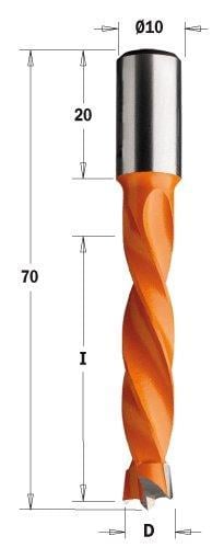 5X43X70 SOL DÜBEL ( Y.DELİK ) MATKAP UCU
