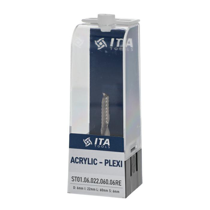 6X22X60  S:6 ACRYLIC-PLEXI KARBÜR FREZE BIÇAĞIMarkasız