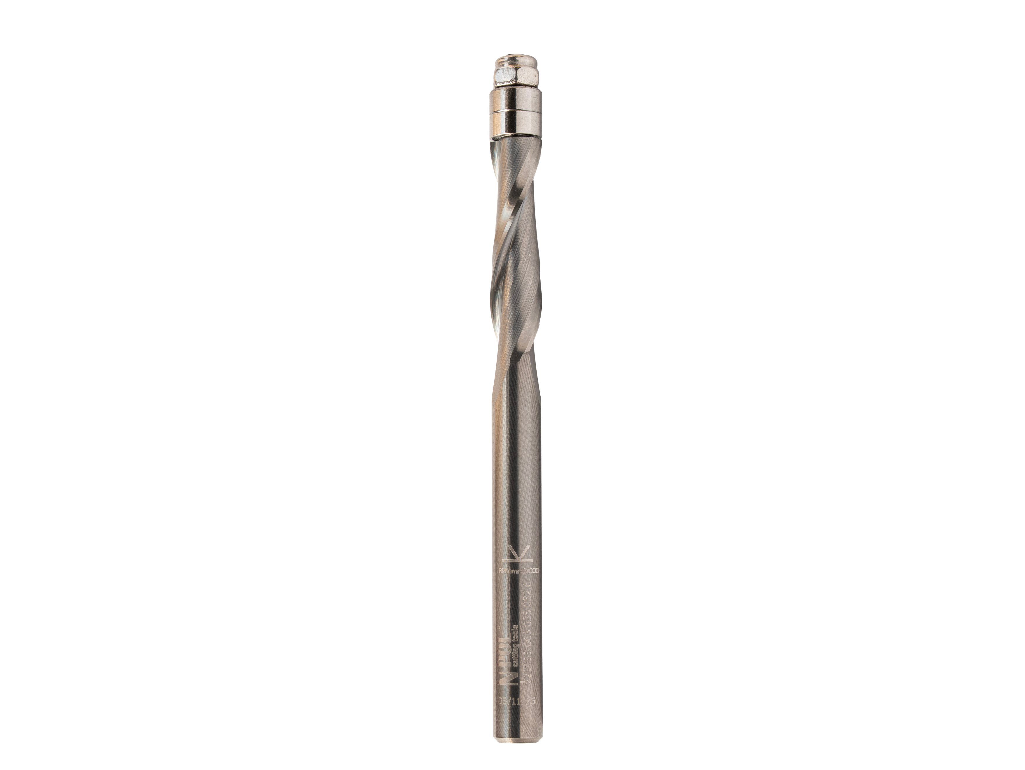 9.5X25X6.35 Z:2 RULMANLI HELİS CNC FREZE BIÇAĞIN-POL