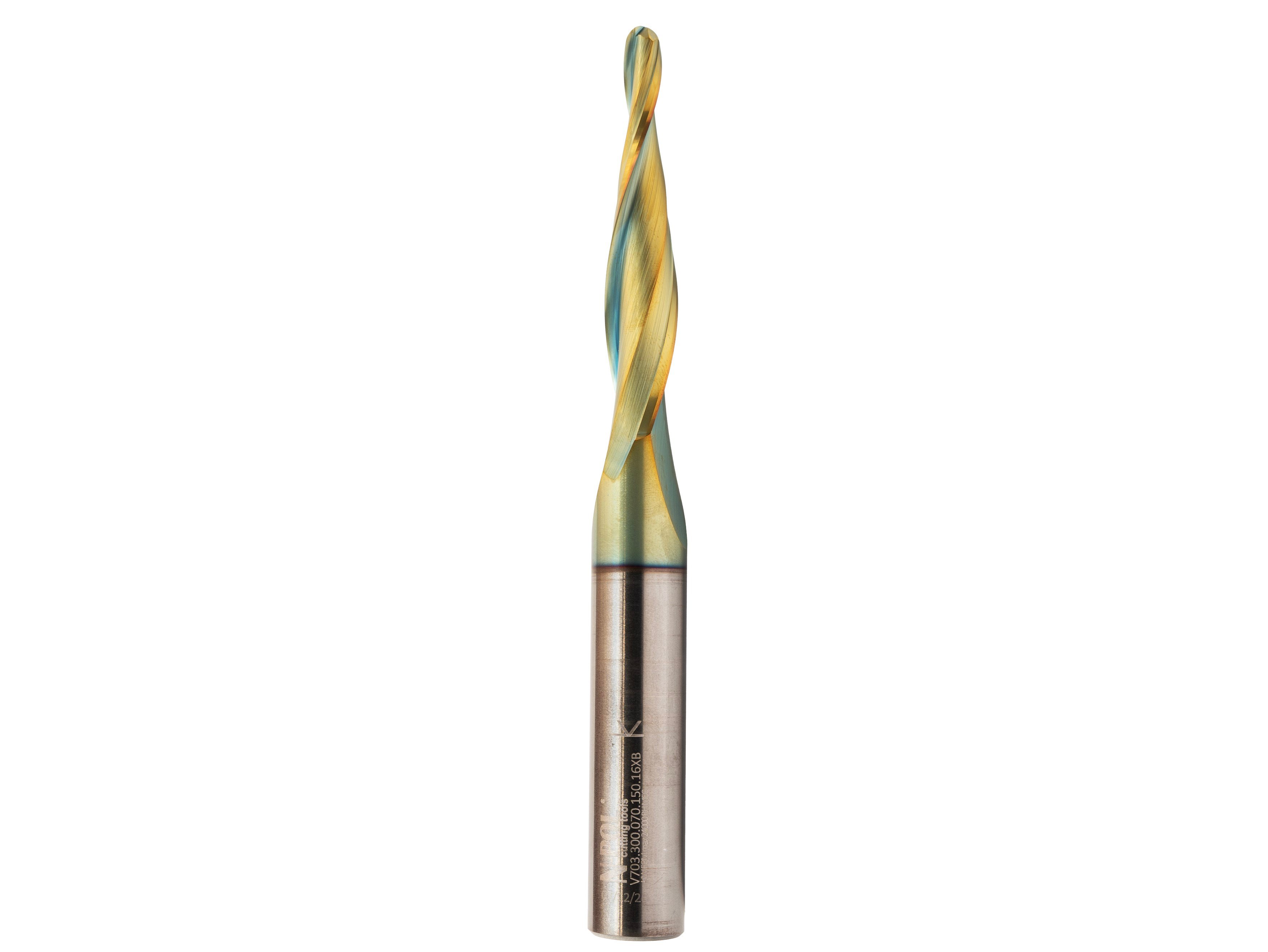 SPİRAL KONİK CNC FREZE BIÇAĞI R:3 S:12MM Z:2N-POL