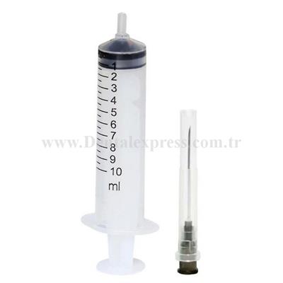 10 CC ENJEKTÖR SİYAH UÇLU 50 ADET