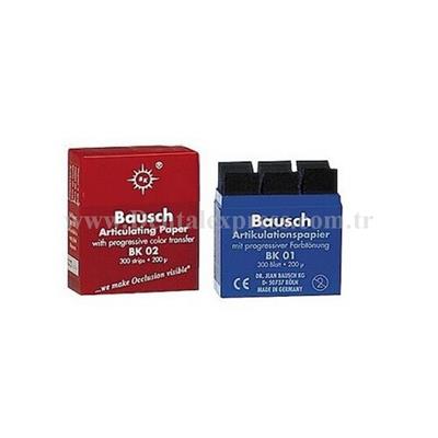 Bausch Artikülasyon Kağıdı 200 Mic 300lük Kutu Kırmızı