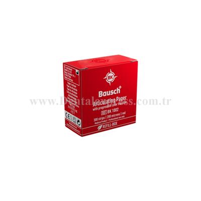 Bausch Artikülasyon Kağıdı 200 Mic 300lük Kutu Kırmızı