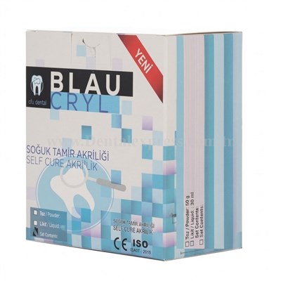 Blau Cryl Şeffaf Ortodonti Akrilik Takım