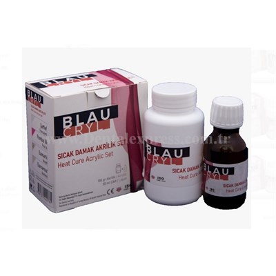 Blau Sıcak Damak Akrilik Seti 100 Gr Akrilik+50 ml Likit