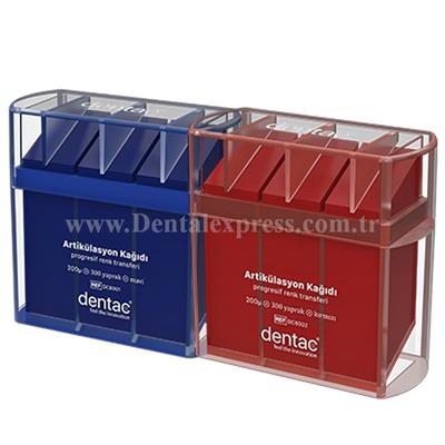 Dentac Artikulasyon Kağıdı 300 Yaprak Kırmızı