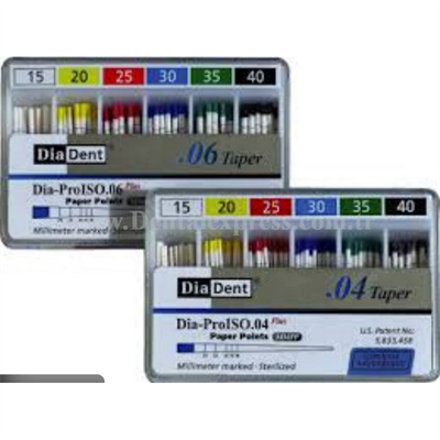 Diadent DIA-PROISO Açılı Paper Points