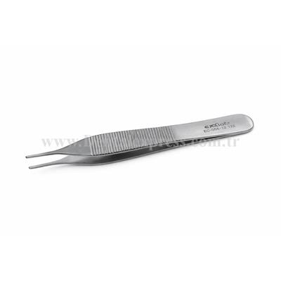 Exlin Düz Penset Dişsiz Mikro (Adson) 12cm