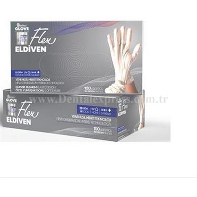 Flex Yeni Nesil Eldiven Beyaz Renk Lazer İçin