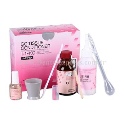 GC Tissue Conditioner Yumuşak Besleme Akrilik Astarlama Materyali Live Pink