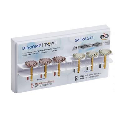 Golddent DiaComp Twist Polisaj Seti