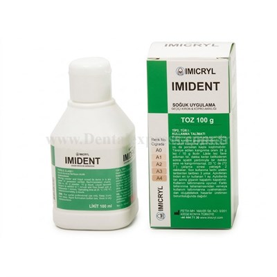 Imicryl Imident Geçici Kron Köprü Akriliği 100 g 
