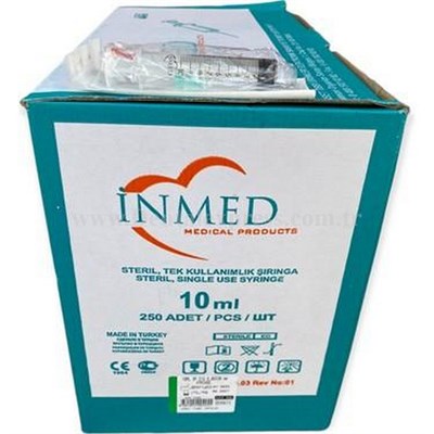 İnmed Enjektör 10 Ml 250lik Paket