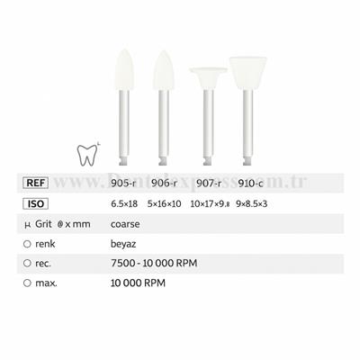 Kenda Dental Polisaj Ve Cila Lastiği Tekli -Beyaz 
