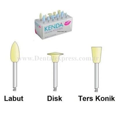Kenda Dental Polisaj Ve Cila Lastiği Tekli -Beyaz 