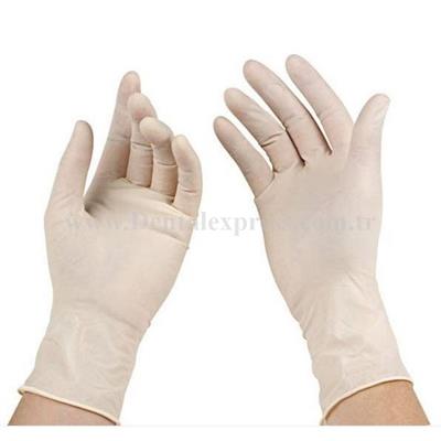Latex Pudralı Eldiven 100lü (Small,Medium ve Large)