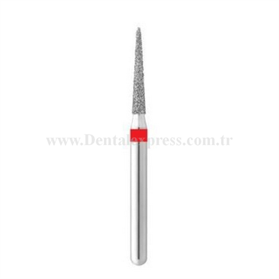 Omega Aeratör Elmas Alev Uçlu Frez Kırmızı