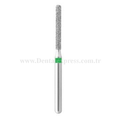 Omega Aeratör Elmas Uzun Fisür Frez Yeşil