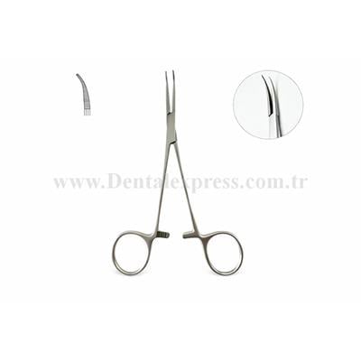 Otto Leibinger Halstead Mosquito Hemostatik Pens Forceps Eğri