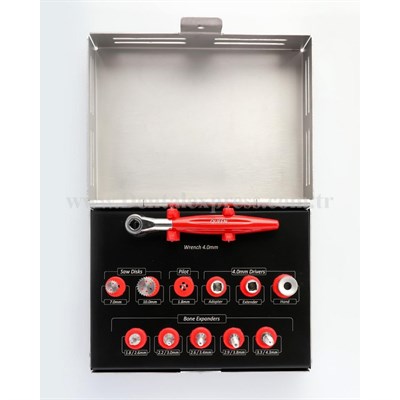 Queen Kemik Genişletme Frezi Bone Expender Set 12 Ad./Kaset
