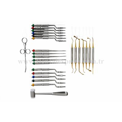 Raven Dental Hepsi Bir arada Osteotom Set