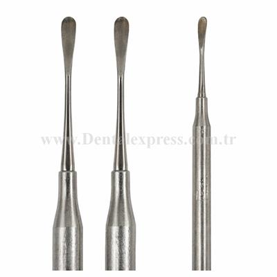 Savana Doğrusal Oval/Oval Periost Elevatörü 3,3mm/2,8mm 18cm