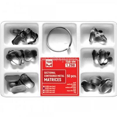 Tor VM Bölgesel Konturlu Metal Matrix Seti No:1.298 0,050mm Sert
