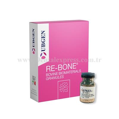 Ubgen Re-Bone Granül Sığır Greft İnce Partikül (0.25-1 mm) 2 cc