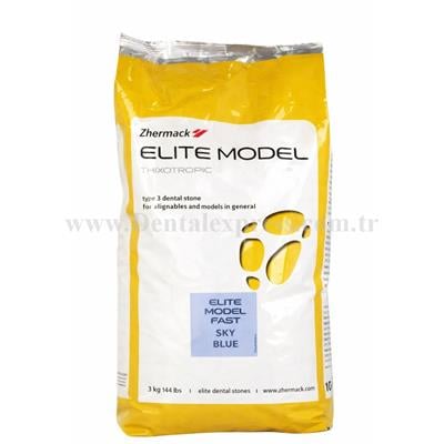 Zhermack Elite Model Sky Blue Fast Alçı Tip 3 Alçı