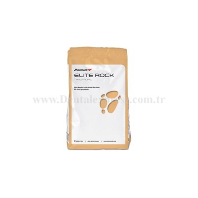 Zhermack Elite Rock Extra Sert Alçı Tip 4 Kumlu Kahve 3 Kg