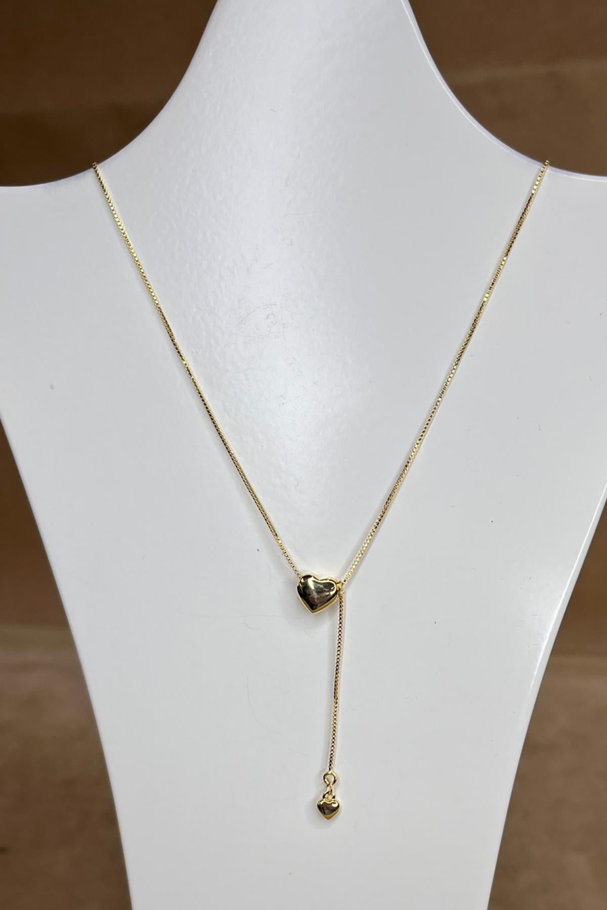 Kalpli Gümüş Kolye By-8965