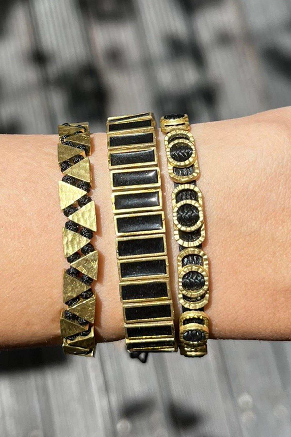 Kombin Bronz Bileklikler By-8541