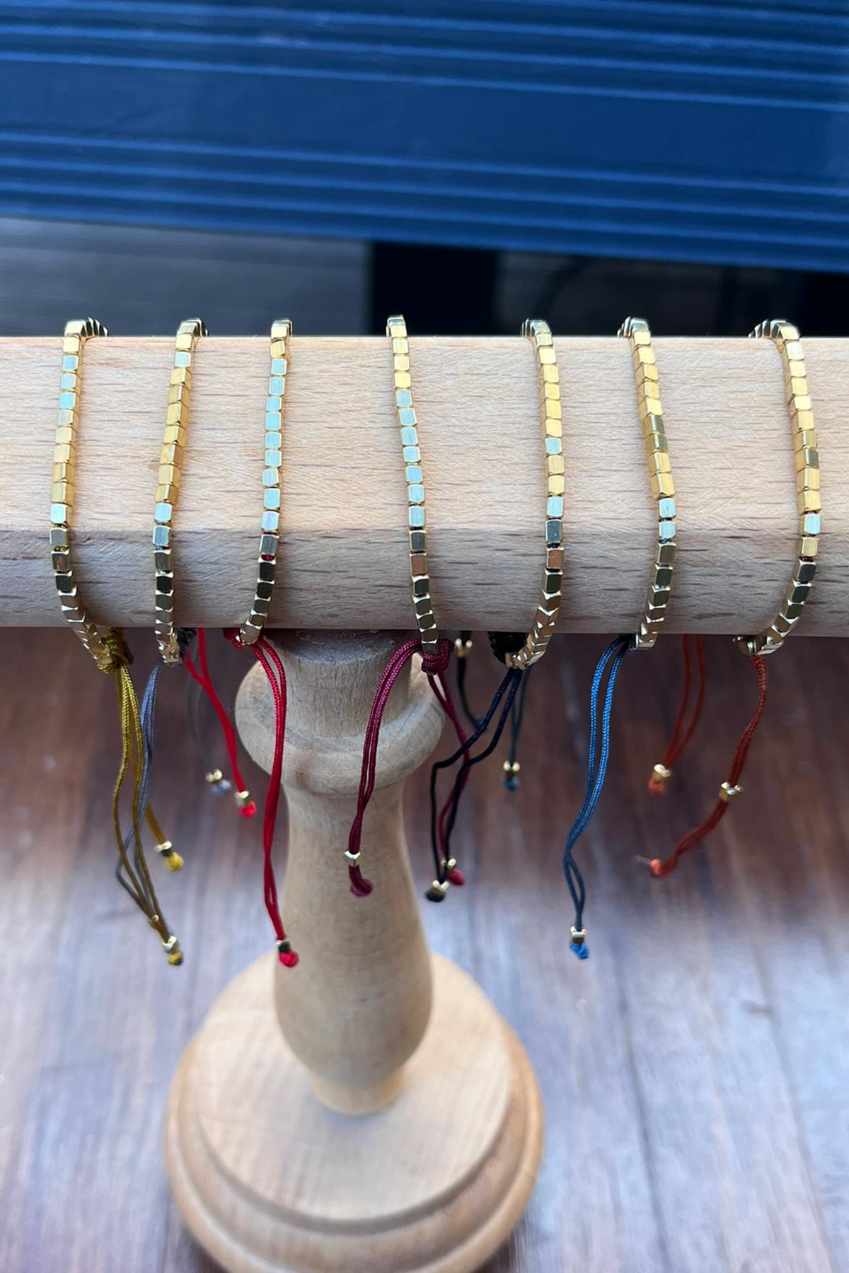 Minimal Dikdörtgen Model Bronz Bileklik By-9018