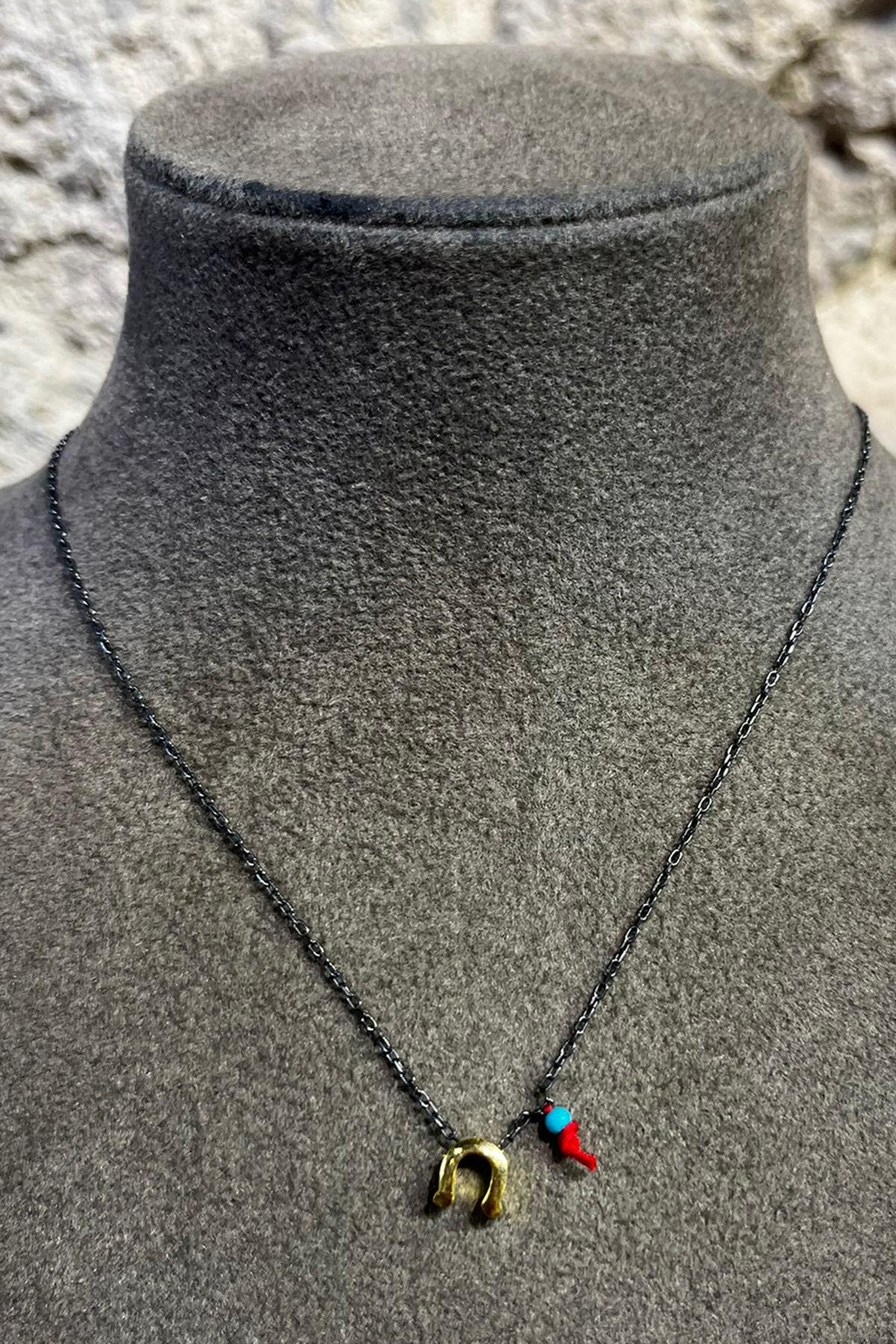 Nal Model Gümüş Kolye By-8739