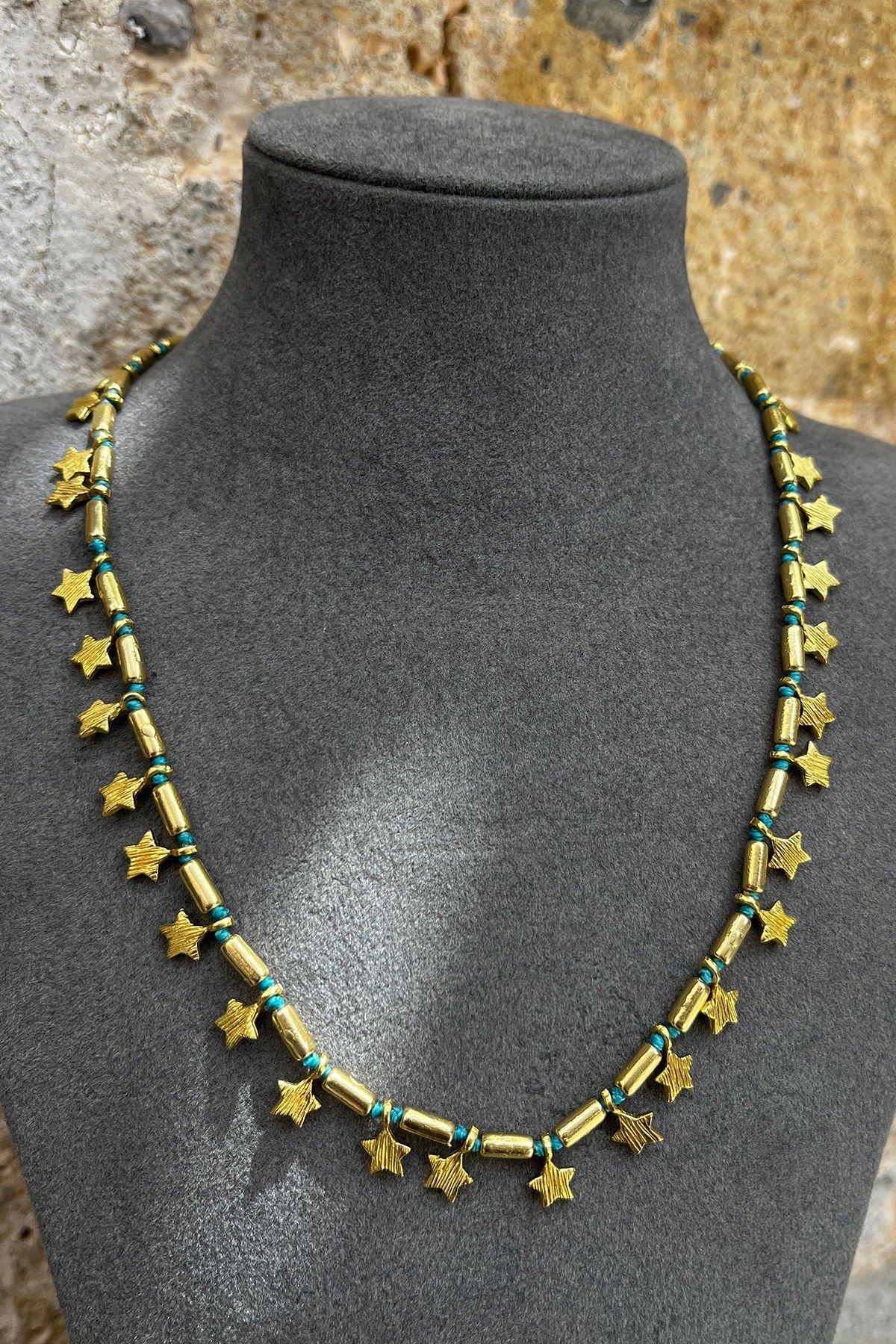Yıldız Model Bronz Kolye By-8367